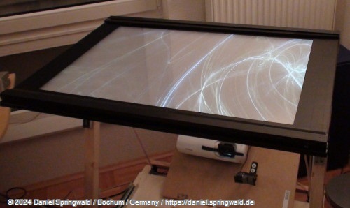 Der fertige Multi Touch Table