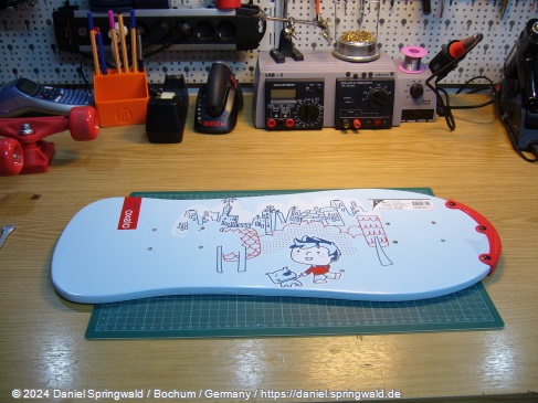 Prototyp eines Skateboard-Controllers