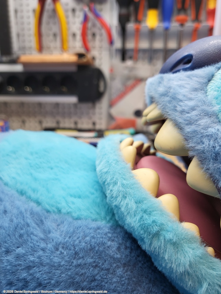 Stitch Handpuppe
