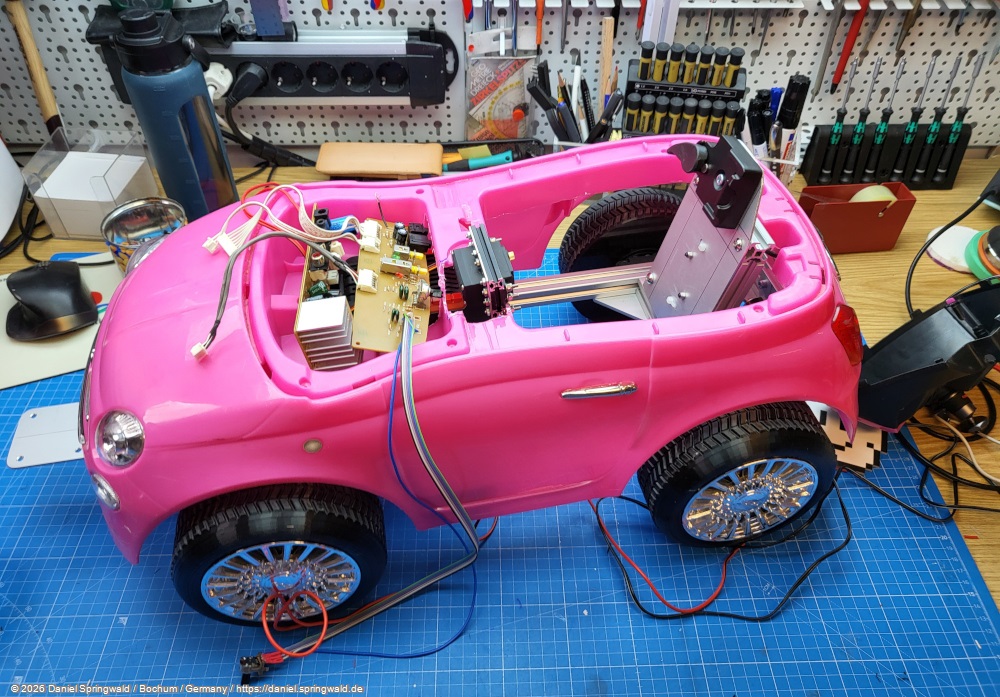 Animatronic Stitch - Der rosa Sportwagen