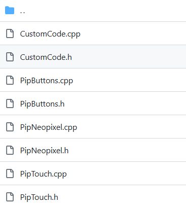 C++ Klassen im Ordner CustomCode