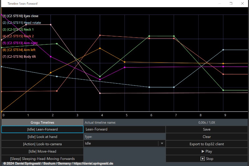 Animatronic Workbench Studio - Timelines